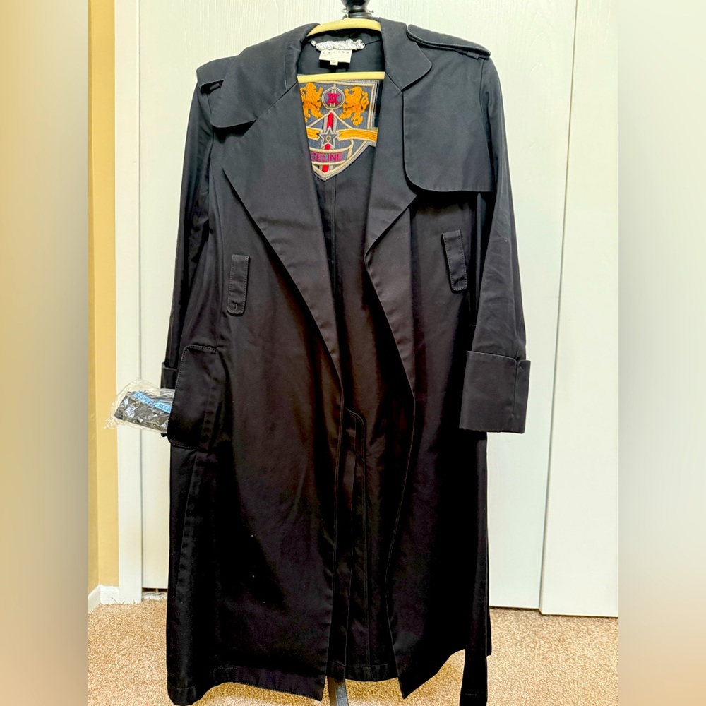 Women's Black Trench Coat